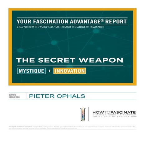 Pieter-Ophals-Fascination-Advantage-Report