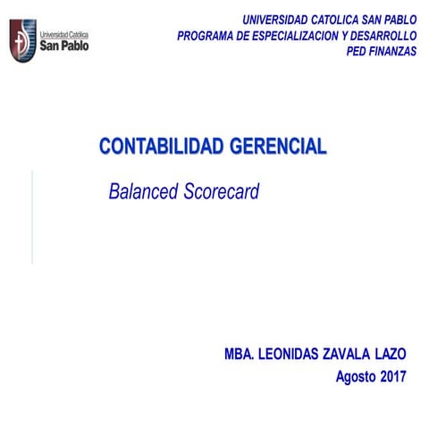 BSC Balanced Scorecard