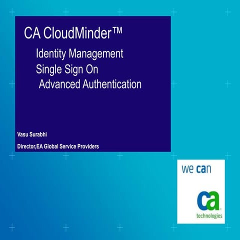 CA CloudMinder Vasu Surabhi