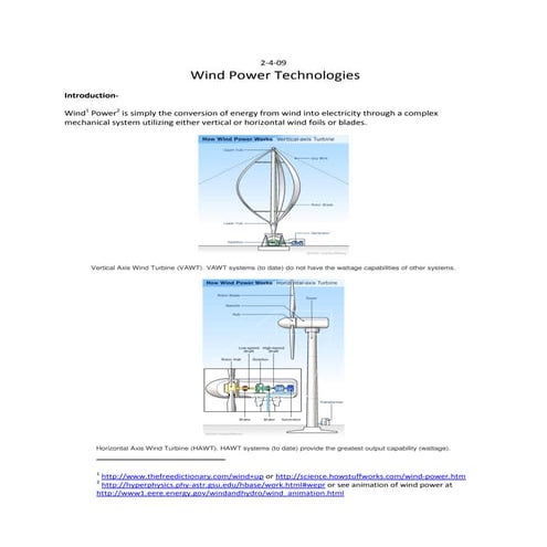 Wind Power Report 5.0 Ussery