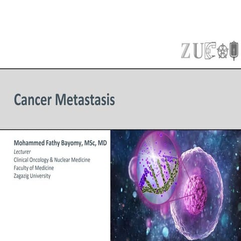 METASTASIS AND METASTATIC CANCER- PATHOLOGY.pptx