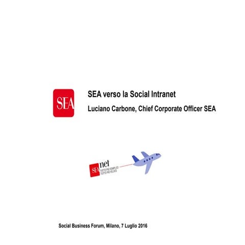 SEA towards the social intranet - Luciano Carbone