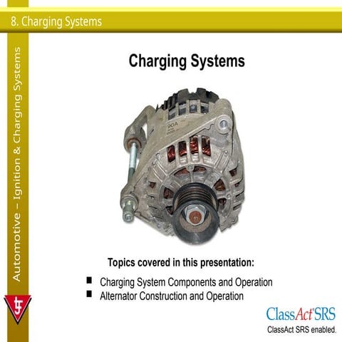 Charging and charging system notes for st