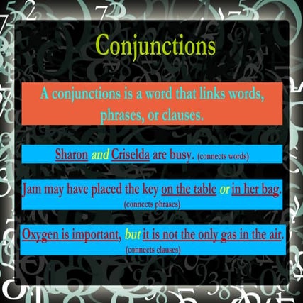 08 Conjunctions