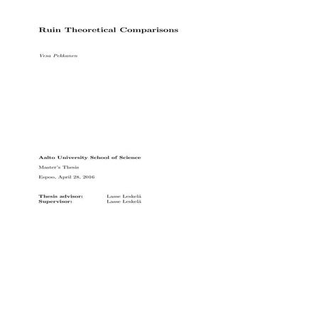 RuinThereticalComparisons