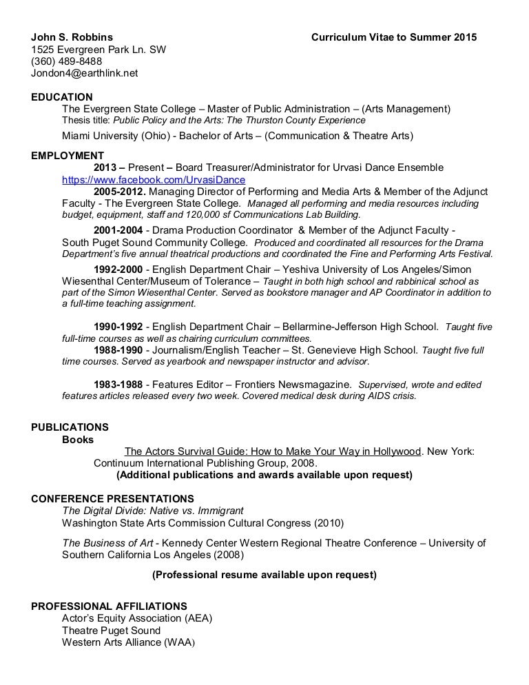 Curriculum vitae vs resume image