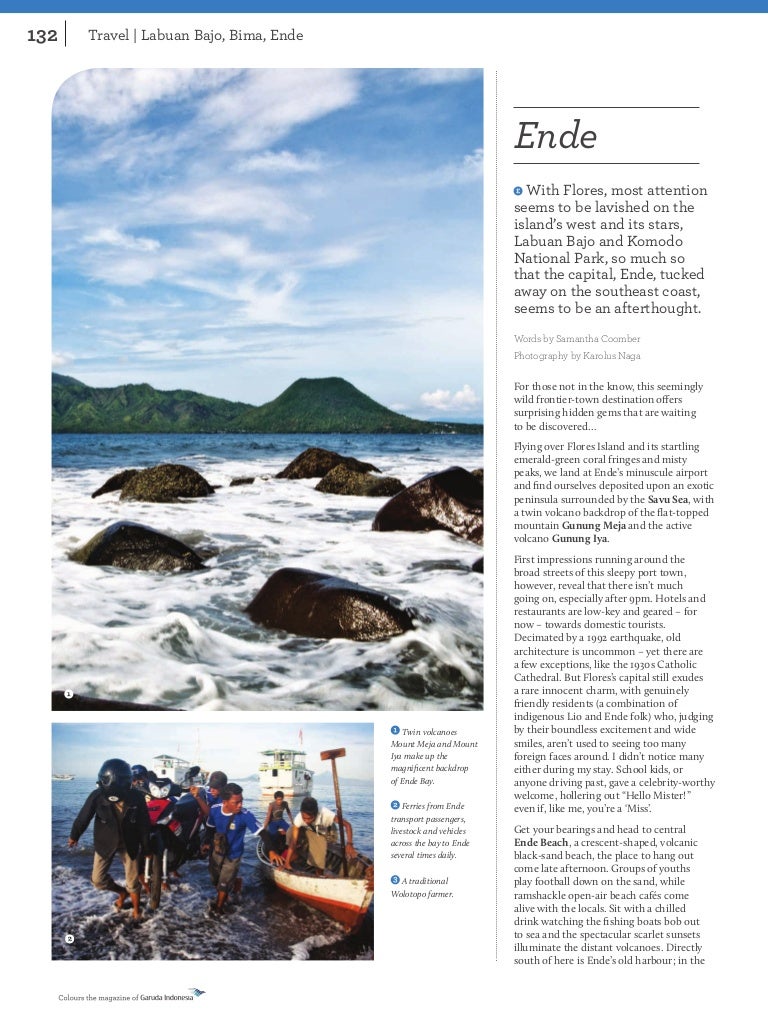 Garuda 2014 14 Travel Triple Destination Ende Flores