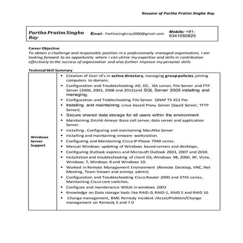 ParthaPratim Singha Roy