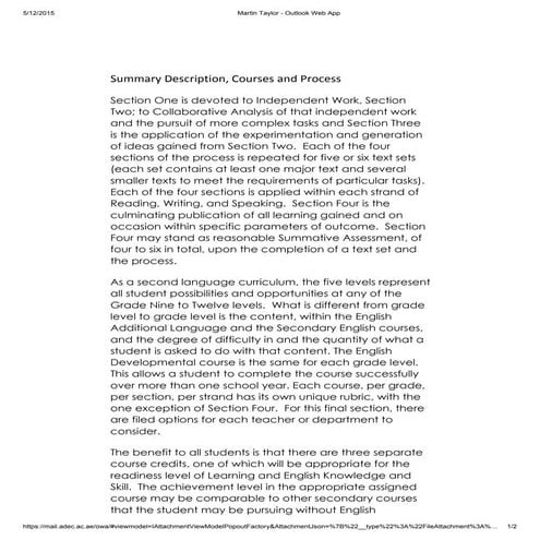 2 Martin Taylor - Outlook Web App