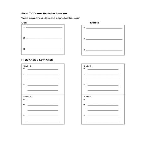 08 final tv drama revision session