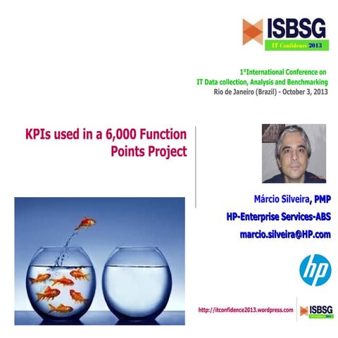Silveira - KPIs used in a 6,000 Function Points Program