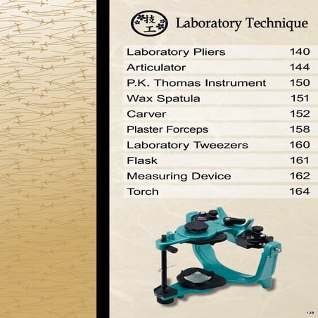 YDM Laboratory Technique Catalogue