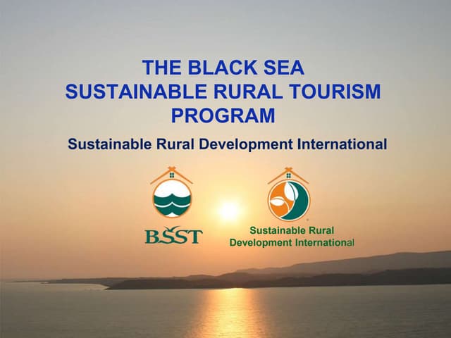 The black sea sustainable rural tourism program