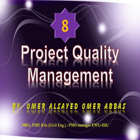 08 project quality management