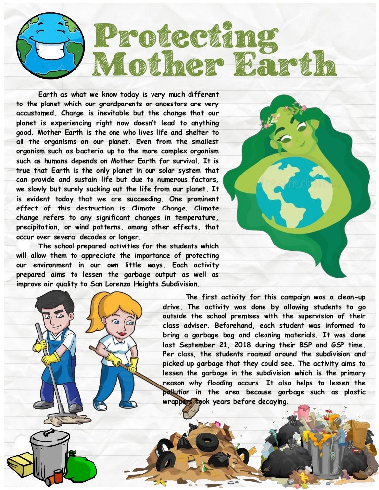 G10 Protecting Mother Earth (Life Skills)