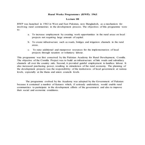 08 rural works programme | DOCX