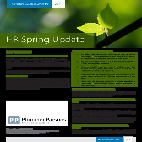 08. Series 08 Hr Spring Update