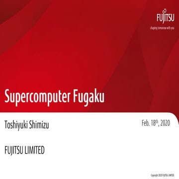 08 Supercomputer Fugaku