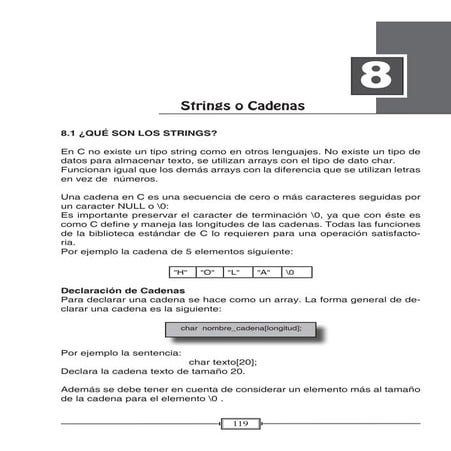 08 strings o cadenas