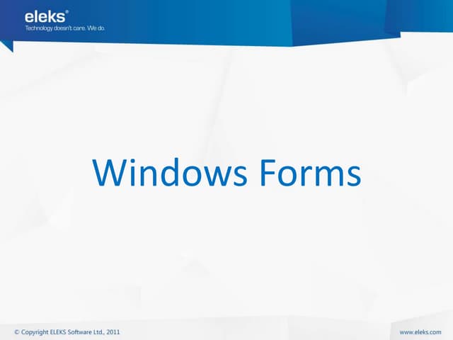 Windows forms