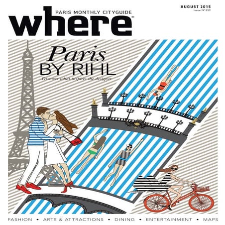 Where Paris english Issue n° 259 edition août 2015 /2015 August