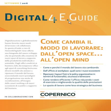 lo spazio di lavoro come leva strategica del business