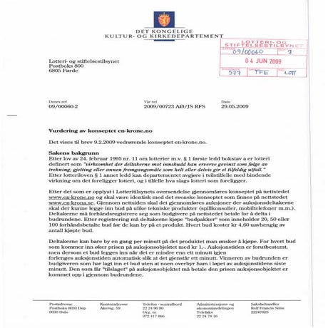 KKD avslag Bidit.eu klage