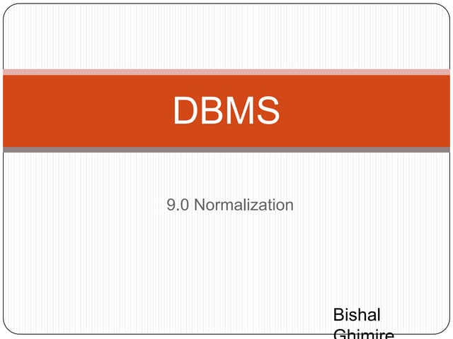 09.01 normalization