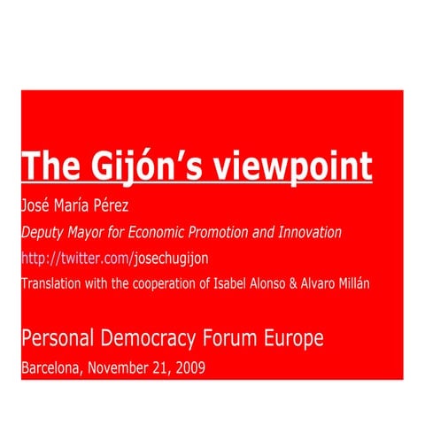 The Gijon's view point