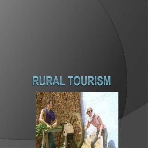Rural and Urban Tourism