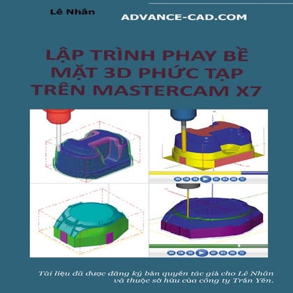 TT Advance Cad_Giáo trình mastercam x7 nâng cao