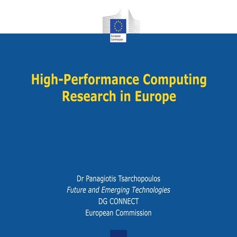 High-Performance Computing Research in Europe