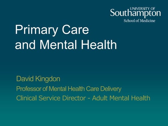 Delivering a Drop in Mental Health Service: Children and Young People's ...