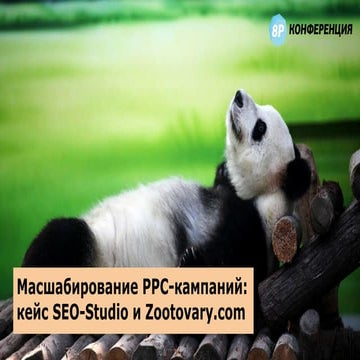 Любовь Солодкая и Ярослав Гавриш, SEO-Studio и Zootovary.com  — «Масштабирование PPC-кампаний «вглубь» и «вширь»: кейс Zootovary.com», доклад на конференции 8Р 2016