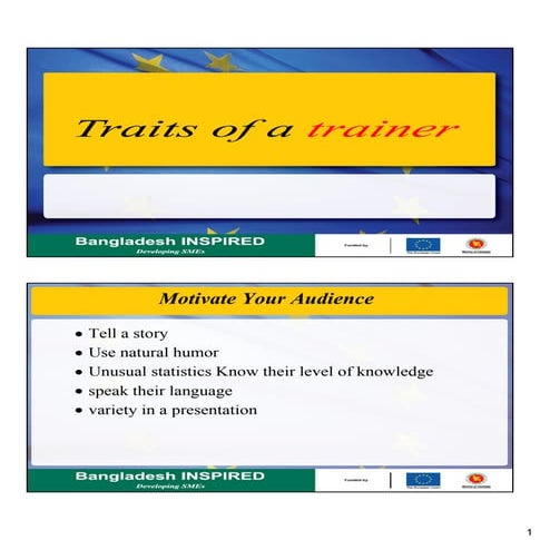 09. traits of a trainer