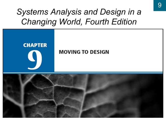 Moving to Design