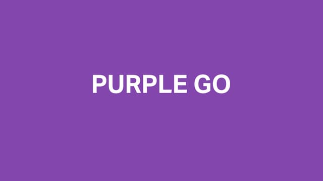 Purple Go: 500 Demo Day Batch 23