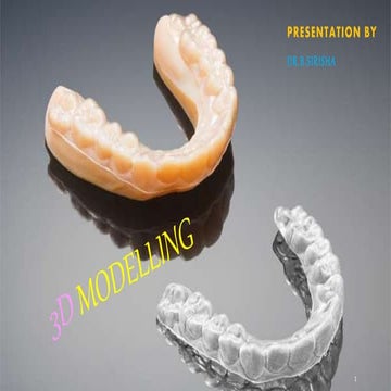 3D MODELLING IN DENTISTRY