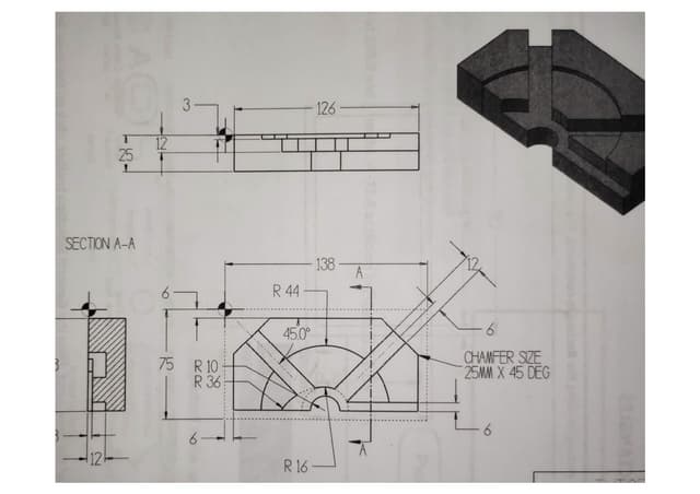 Mastercam Mill Turn Drawing 01 | PDF