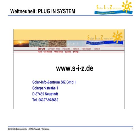 Plug in Steckdosenmodul