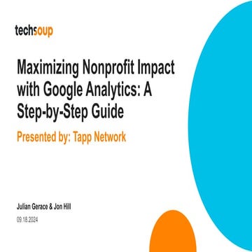 Maximizing Nonprofit Impact with Google Analytics_ A Step-by-Step Guide