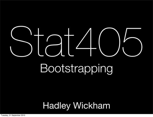 09 bootstrapping
