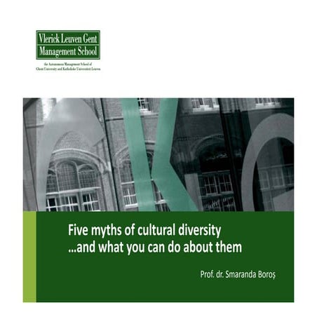 Managing international teams - Prof. Dr. Smaranda Boros