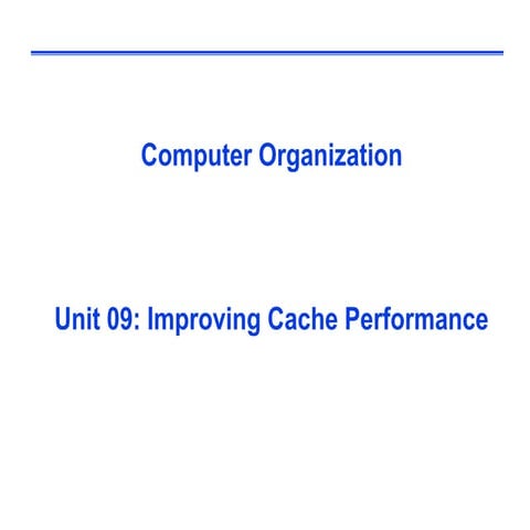 Advanced Techniques for Enhancing Cache Performance in Computer ...