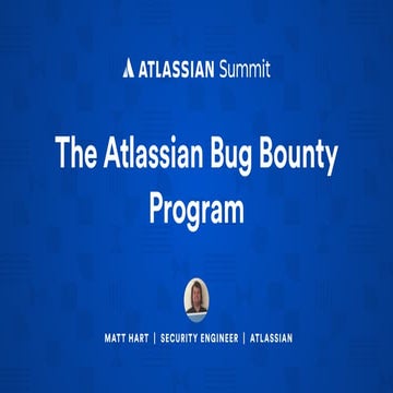 The Atlassian Bug Bounty Program