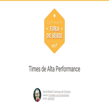 Times de Alta Performance