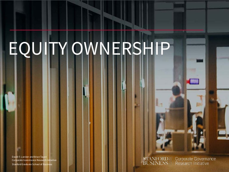 Equity Ownership Quick Guide