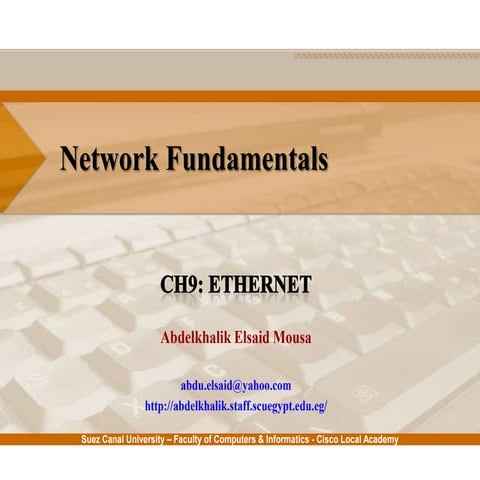 Network Fundamentals: Ch9 - Ethernet | PPTX | Operating Systems ...