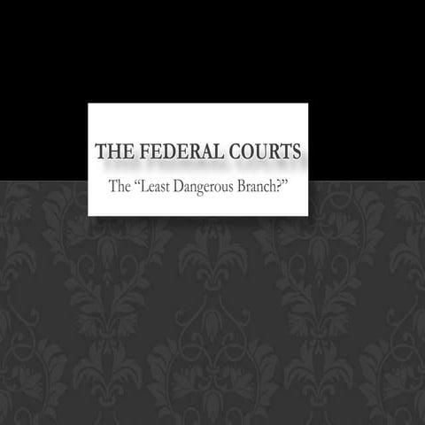 09 - The Federal Courts