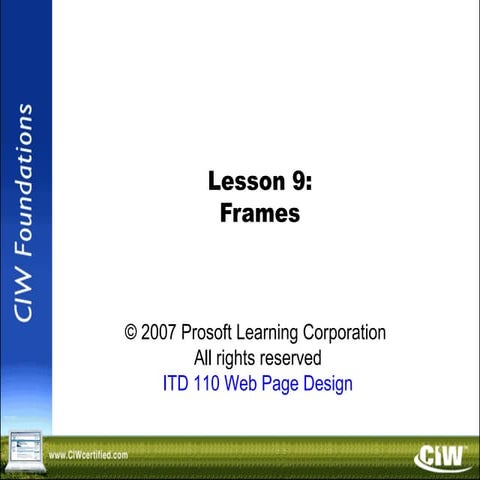 frames | PPT